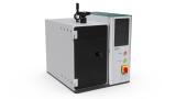 Compact lab press with touchscreen controls