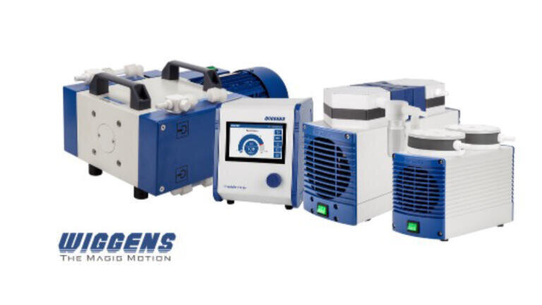 Chemical-resistant diaphragm pumps