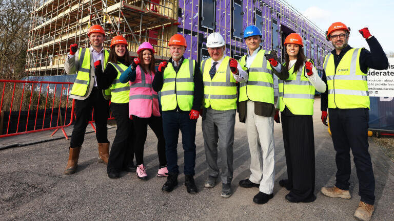 Aspen Building reaches topping-out milestone in Oxford