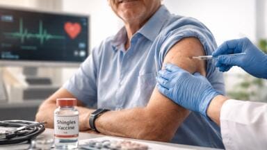 Shingles vaccination linked to reduced cardiac risk in patients with heart disease