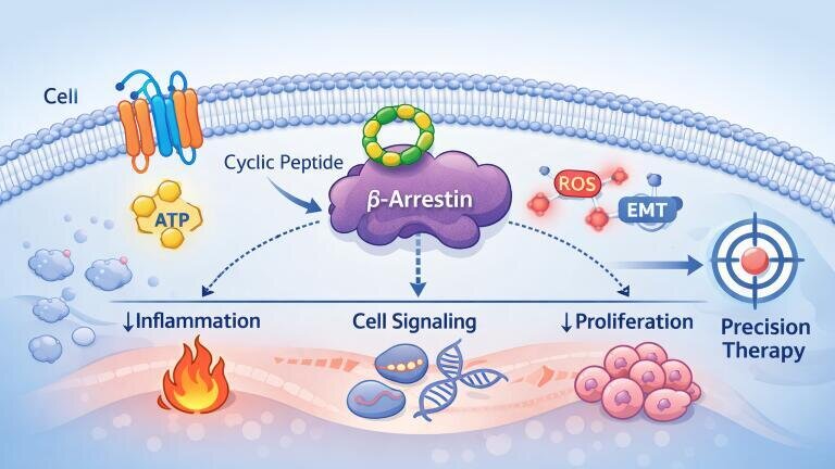 β-arrestins emerge as targets for precision peptide drug design