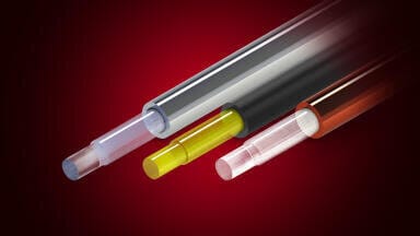 IR fibres for spectroscopy and high-temperature applications