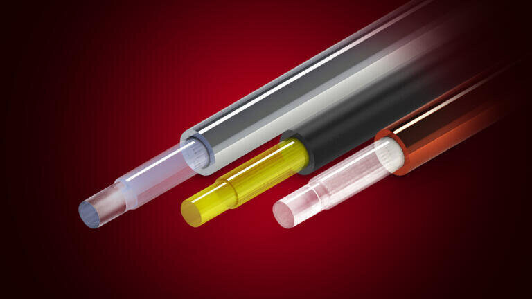 IR fibres for spectroscopy and high-temperature applications