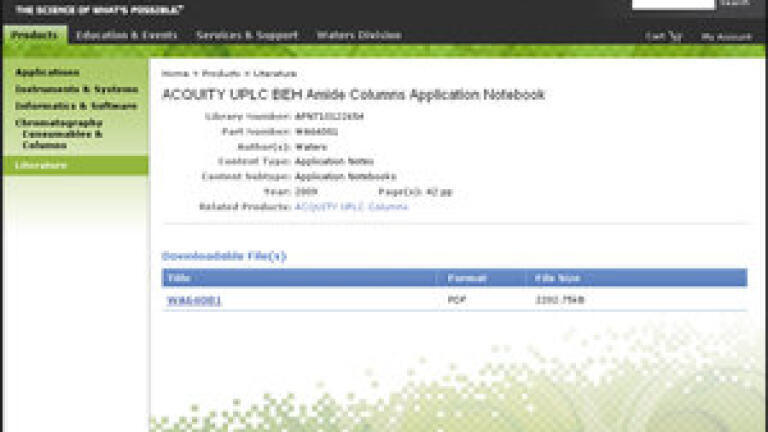 NEW UPLC and HPLC Columns for Separating Carbohydrates