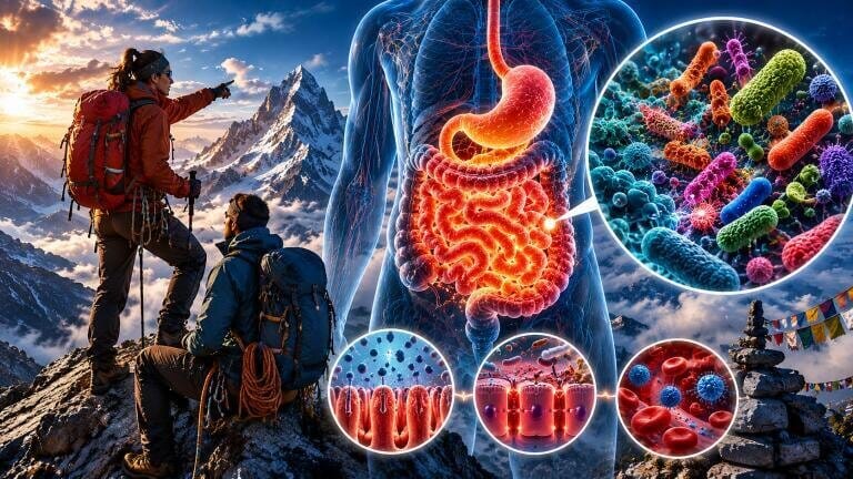 High-altitude changes gut microbiota which may drive mountain sickness risk