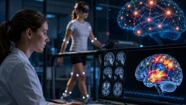 Visual occlusion study reveals how the brain adapts to protect walking stability