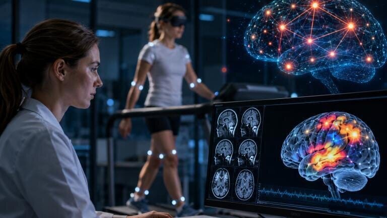 Visual occlusion study reveals how the brain adapts to protect walking stability