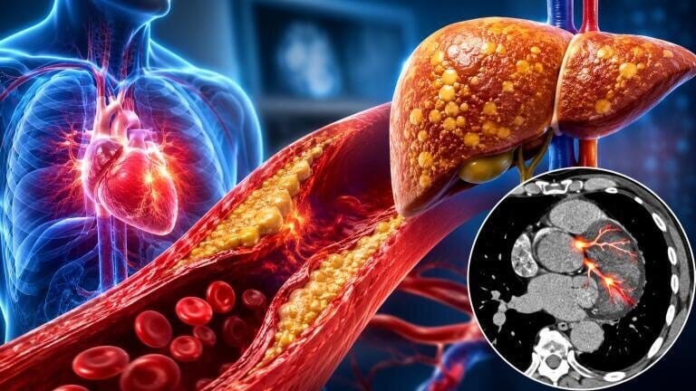 Fatty liver disease linked to higher burden of coronary plaques prone to rupture risk