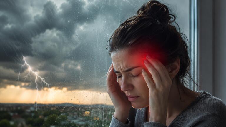 Two distinct weather patterns linked to higher risk of headache in migraine study