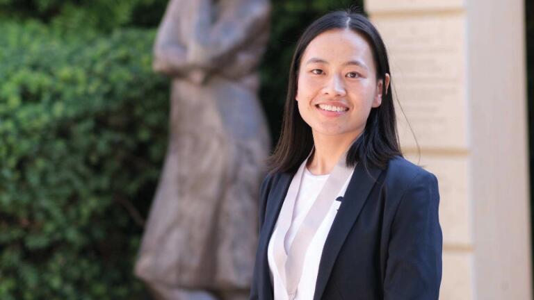 Dr. Huijie Huang, is a staff scientist in the Huang lab at Sanford Burnham Prebys. Credit: Sanford Burnham Prebys