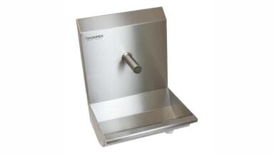 Streamlined wash trough range for hygienic environments
