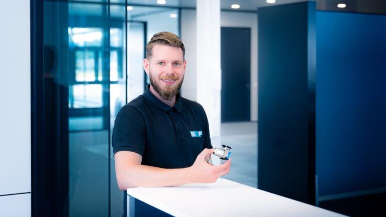 Fabian Hofstetter, Head of Product Management at
KNF Micro AG.