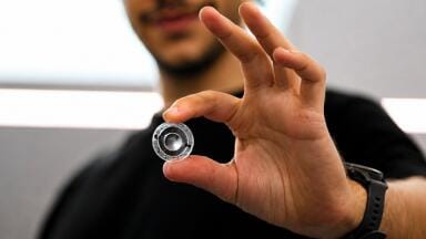Novel graphene material lets soft lenses change focus without moving parts