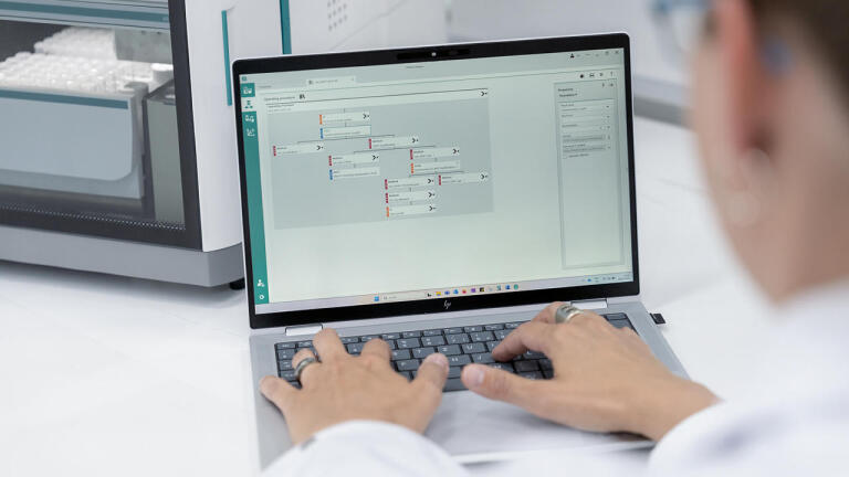 OMNIS Software allows for intuitive operation of the OMNIS IC with visual icons, context-sensitive help, and drag-and-drop functionalities. Credit: Metrohm