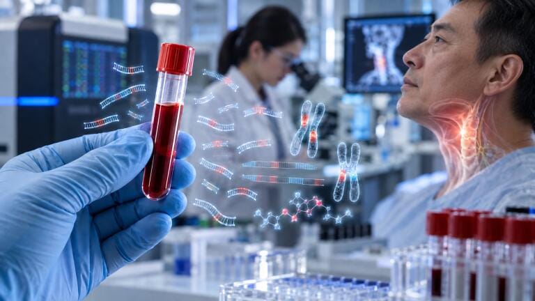 Blood test combines cell-free DNA signals to detect head and neck cancers