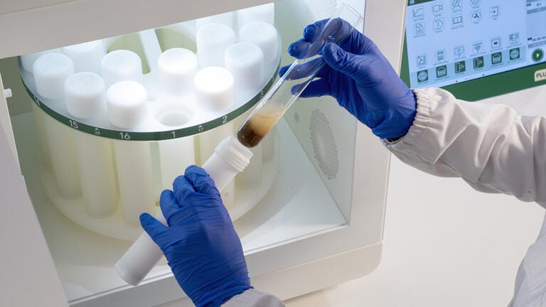 EPA Method 3546 enhancement using high-throughput microwave extraction