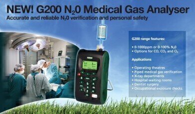 Patient & Occupational H&S focus with new portable N2O Analysers from Geotech
