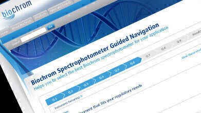 Informed choice – new website tool from Biochrom finds the ideal spectrophotometer for you
