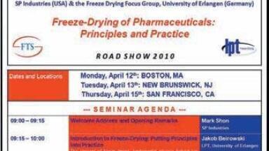 Pharmaceutical Freeze Drying Roadshow