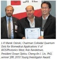 Ocean Optics Names Winner of 2010 Young Investigator Award