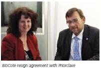 Priorclave Renews Partnership with BioCote